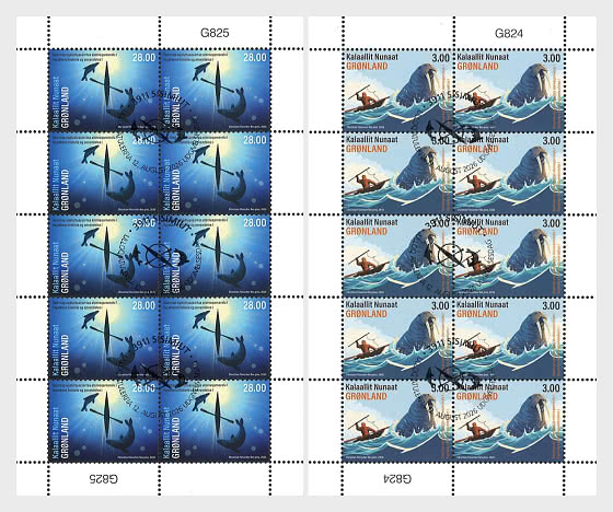 2026 The History and Use of the Kayak - New Series Depicting Greenlandic Cultural History - Sheetlets CTO