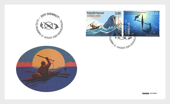 2026 The History and Use of the Kayak - New Series Depicting Greenlandic Cultural History - First Day Cover
