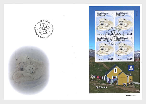 2026 Additional Value Stamp in Aid of the Amarngivat Shelter in Tasiilaq - First Day Cover MS
