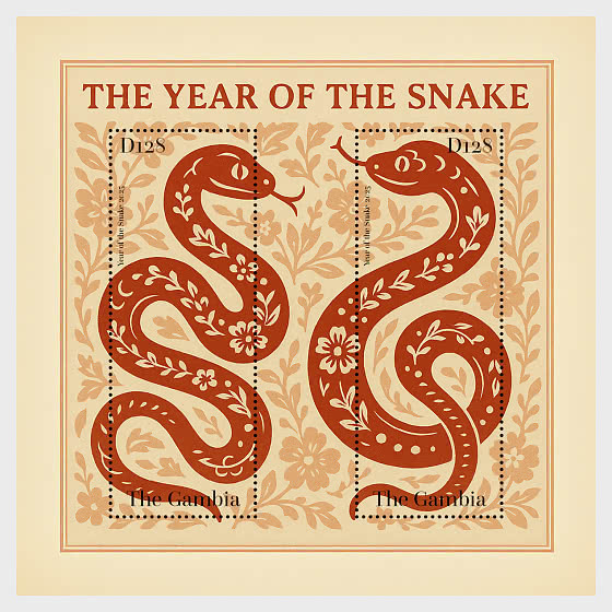 2025 Jahr der Schlange - Sonderblock