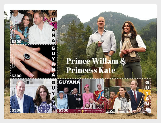 2024 Prince William and Princess Kate - Sheetlets