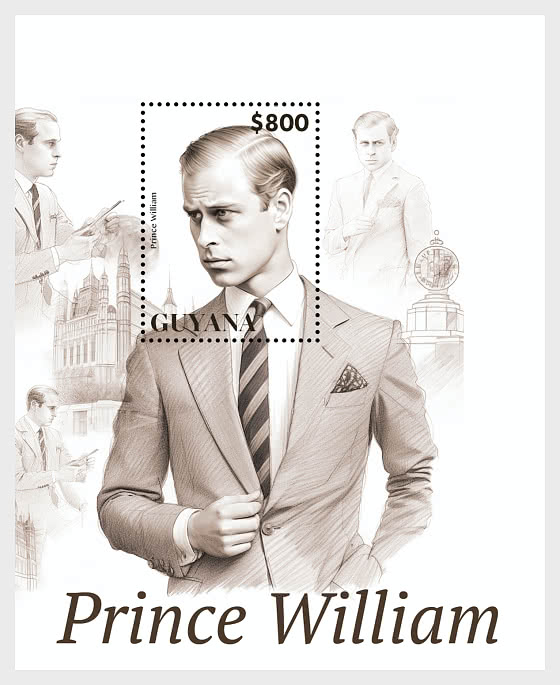 2024 Prince William - Miniature Sheet