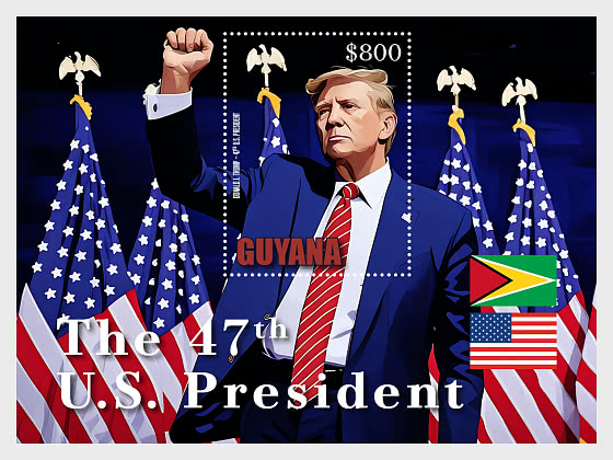 2024 Donald Trump - Hojas Bloque