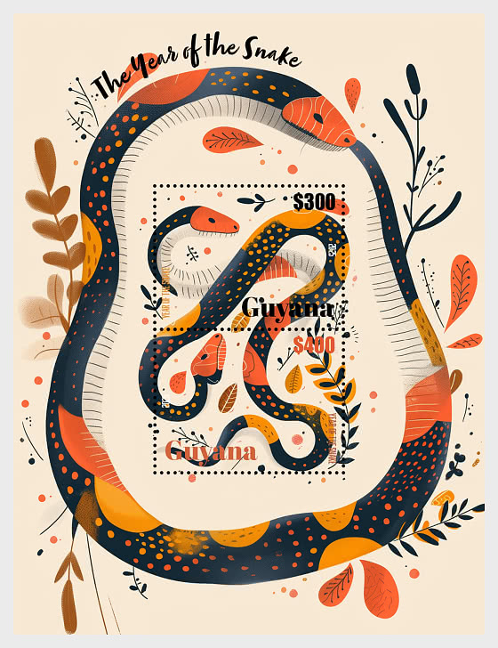 2025 Jahr der Schlange - Sonderblock