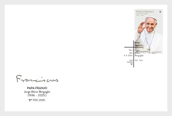 2025 Pope Francis - Jorge Mario Bergoglio (1936 – 2025) (C) - First Day Cover