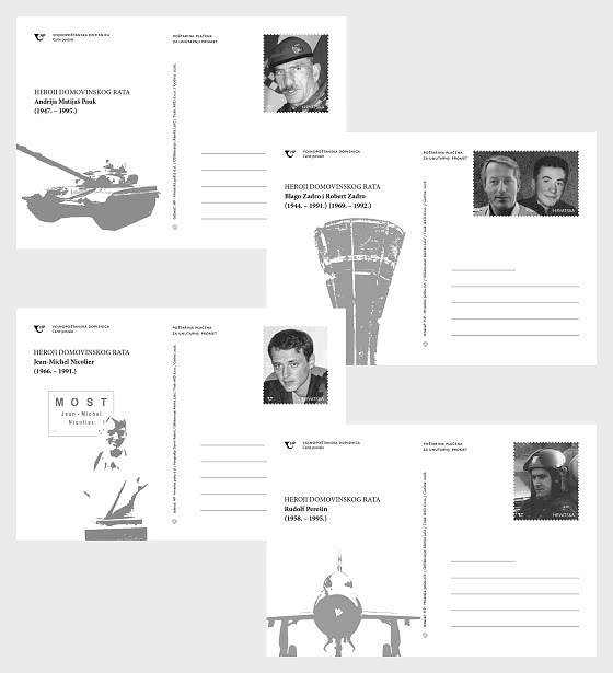 2026 Postcards - Heroes of the Homeland War - Postcard