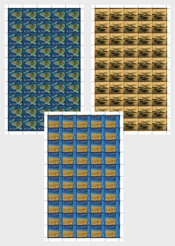 2026 Definitive Stamps - Natural Beauties of Croatia - Full sheets