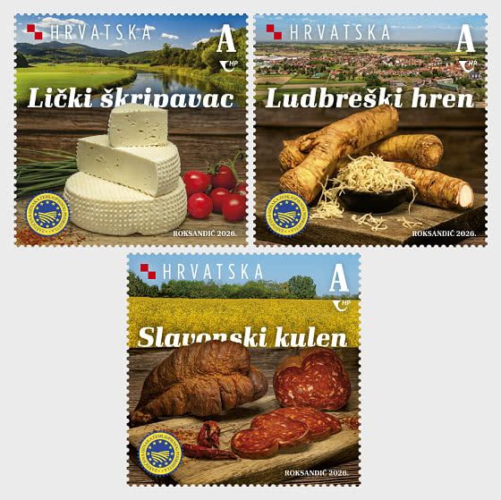 2026 Productos Agrícolas y Alimentarios Protegidos de Croacia - Series