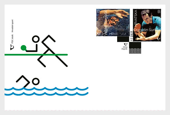 2026 Sport Croato – Dragutin Šurbek e Veljko Rogošić (C) - FDC