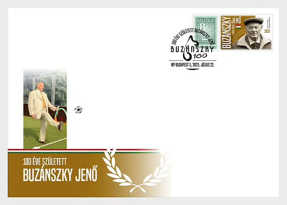 2025 Jeno Buzanszky was Born 100 Years Ago - First Day Cover