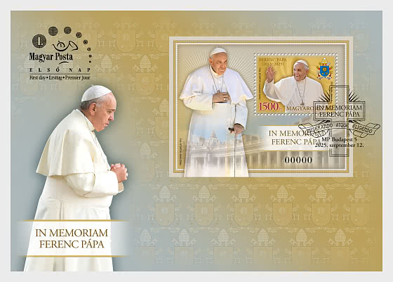 2025 In Memoriam Pope Francis - First Day Cover