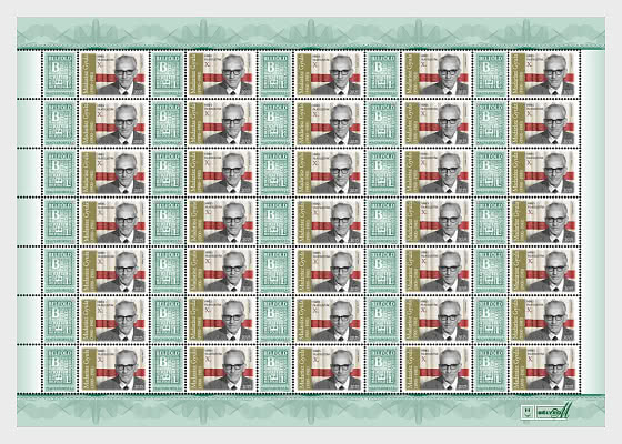 2025 Filatelistas Eminentes - Folios enteros
