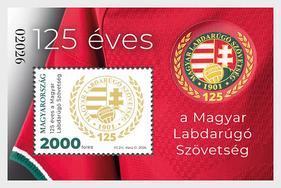 2026 125 Años de la Federación Húngara de Fútbol - Hojas Bloque