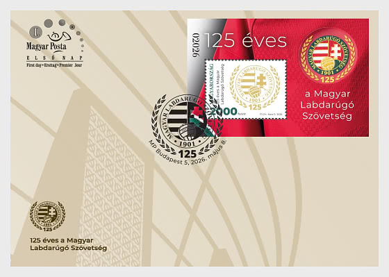 2026 125 Years Of The Hungarian Football Federation - First Day Cover