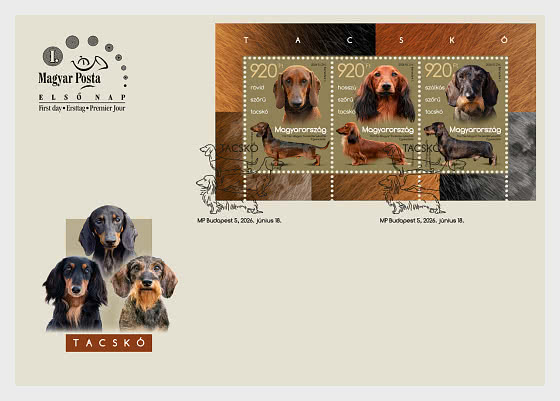 2026 Dachshund - Sobre de Primer Dia