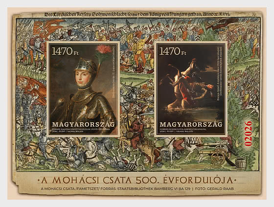 2026 500º Aniversario de la Batalla de Mohács - Sobre de Primer Dia