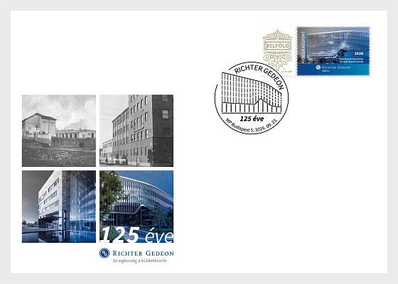 2026 125 Years of Richter - First Day Cover