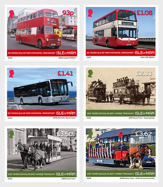 2026 PRE-ORDER Manx Heritage Transport - Buses & Horse Trams - Set