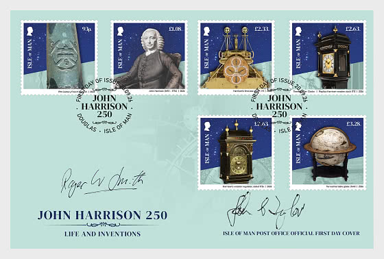 2026 PRE-ORDER John Harrison - Vie et Inventions - Enveloppes de Premier Jour