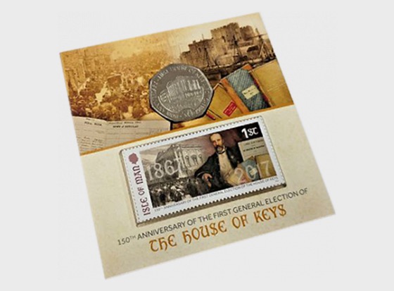 House of Keys Stamp and Coin Pack - Commemorative