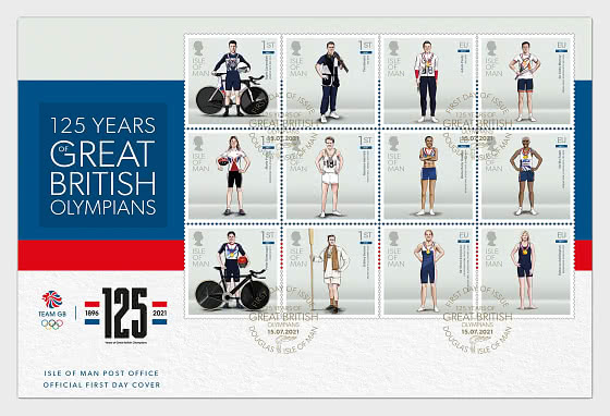 2022 2021 Great British Olympians (FDC) - Collectibles