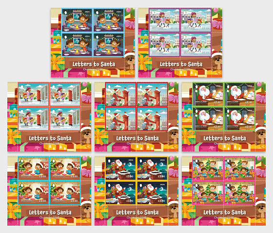 2025 PRE-ORDER Briefe an den Weihnachtsmann - Viererblock CTO