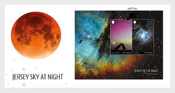 2025 PRE-ORDER небо Джерси ночью - Конверт первого дня