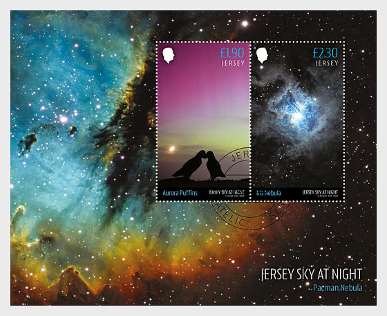 2025 PRE-ORDER небо Джерси ночью - Миниатюрный лист CTO