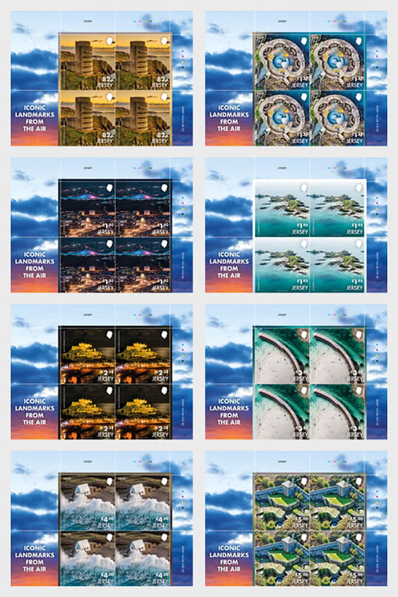 2026 SEPAC - Monuments Emblématiques vus du Ciel - Bloc de 4