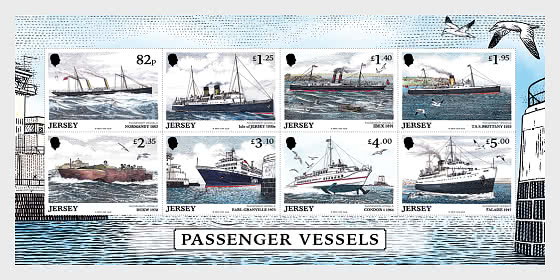 2026 PRE-ORDER Passagierschiffe - Sonderblock CTO