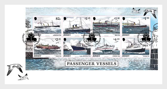 2026 PRE-ORDER Passenger Vessels - First Day Cover MS