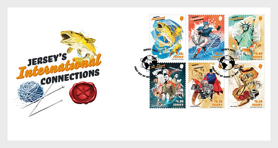 2026 Les Connexions Internationales de Jersey - Enveloppes de Premier Jour