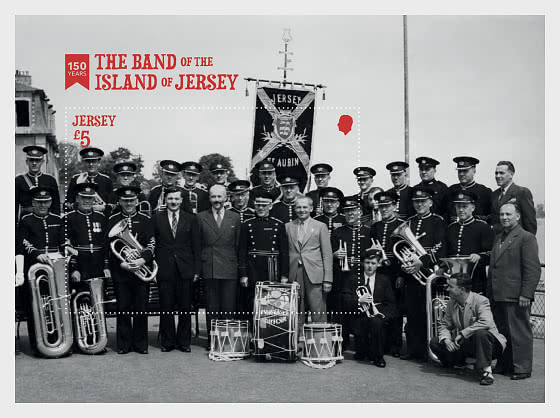 2026 PRE-ORDER 150 Years of the Band of the Island of Jersey - Miniature Sheet CTO