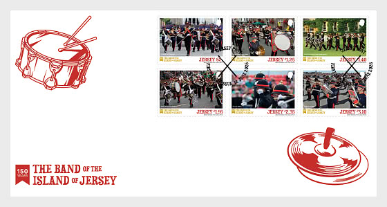 2026 PRE-ORDER 150 Years of the Band of the Island of Jersey - First Day Cover