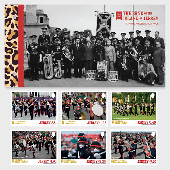 2026 PRE-ORDER 150 Years of the Band of the Island of Jersey - Presentation Pack