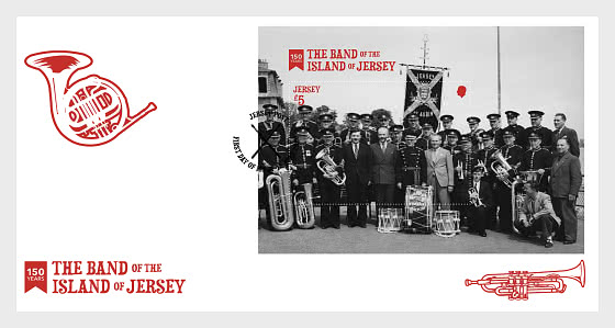2026 PRE-ORDER 150 Years of the Band of the Island of Jersey - First Day Cover MS