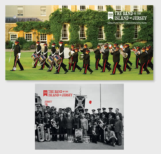 2026 PRE-ORDER 150 Years of the Band of the Island of Jersey - Pack Miniature Sheet