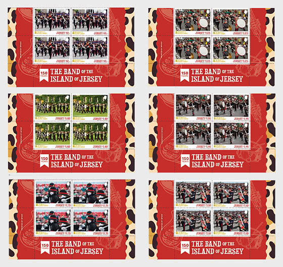 2026 PRE-ORDER 150 Years of the Band of the Island of Jersey - Block of 4