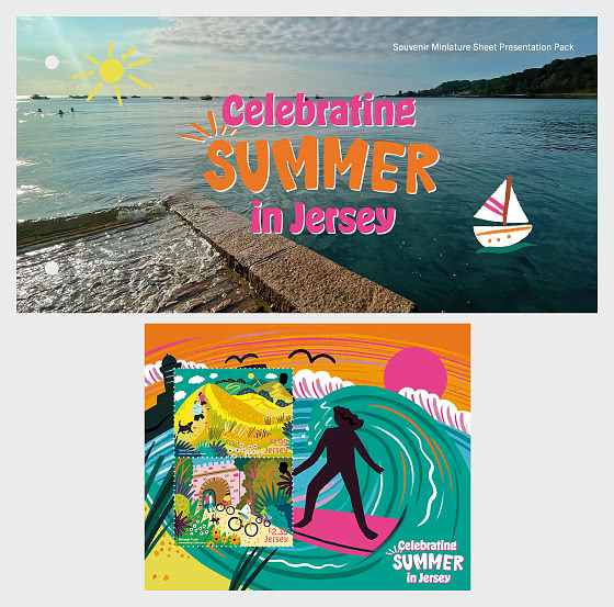 2026 PRE-ORDER Celebrating Summer in Jersey - Pack Miniature Sheet