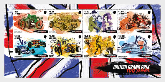 2026 PRE-ORDER British Grand Prix 100 Years - Miniature Sheet