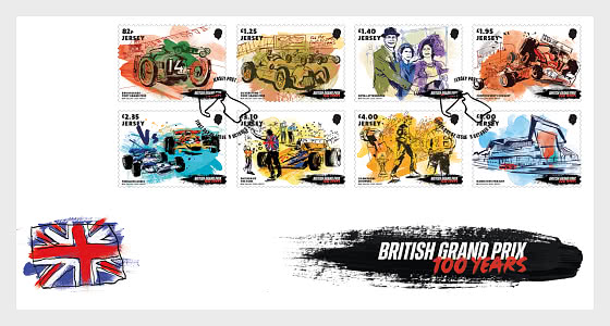 2026 PRE-ORDER British Grand Prix 100 Years - First Day Cover
