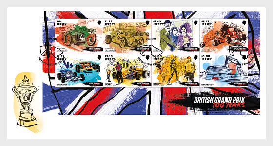 2026 PRE-ORDER British Grand Prix 100 Years - First Day Cover MS