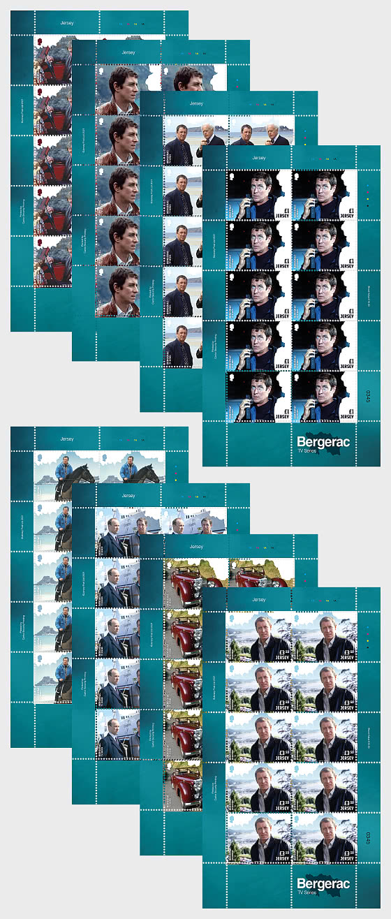 Bergerac Jersey Stamps Worldwide Stamps, Coins Banknotes and