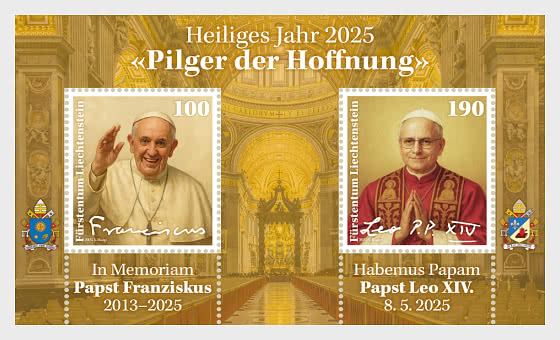 2025 Année Sainte - Pèlerins de l'Espérance - Blocs feuillets