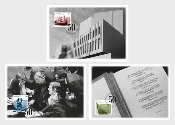 2025 50. Jahrestag der OSZE - Maximumkarten