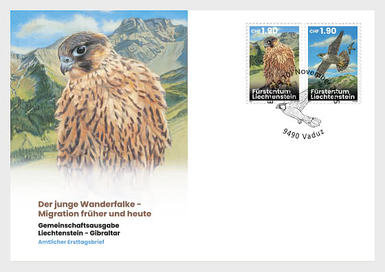 2025 Jeunes Faucons Pèlerins - Migrations d'hier et d'aujourd'hui - Enveloppes de Premier Jour