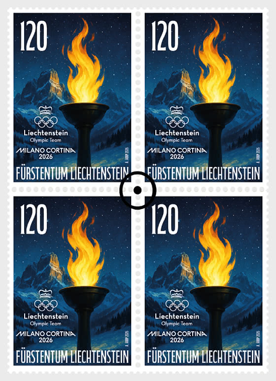 2026 Olympische Winterspiele - Viererblock CTO