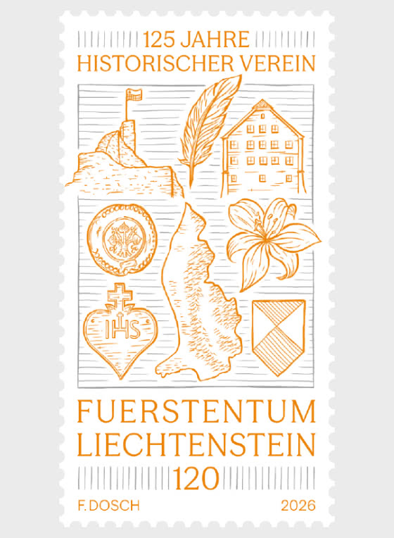 2026 125 Jahre Historischer Verein Liechtenstein - Serie