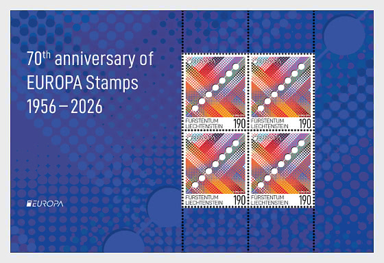 2026 EUROPA - 70 Años de PostEuropa - Mini Hojas