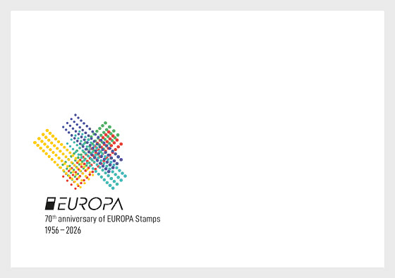 2026 EUROPA - 70 Years of PostEurop - FDC without stamp